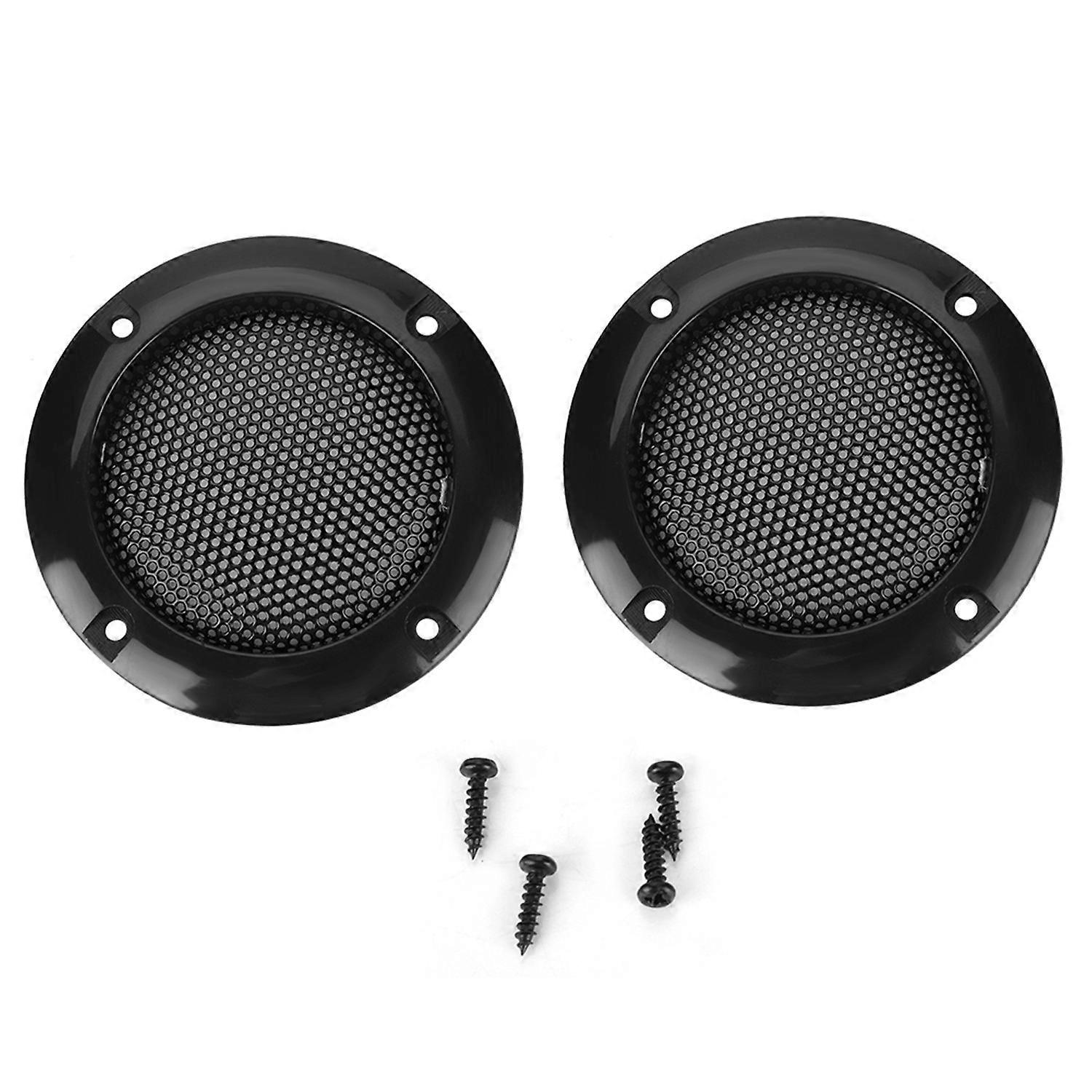 Features:
Shatter resistant - provide guard for your speakers. 
Elegant&amp;compact appearance with 