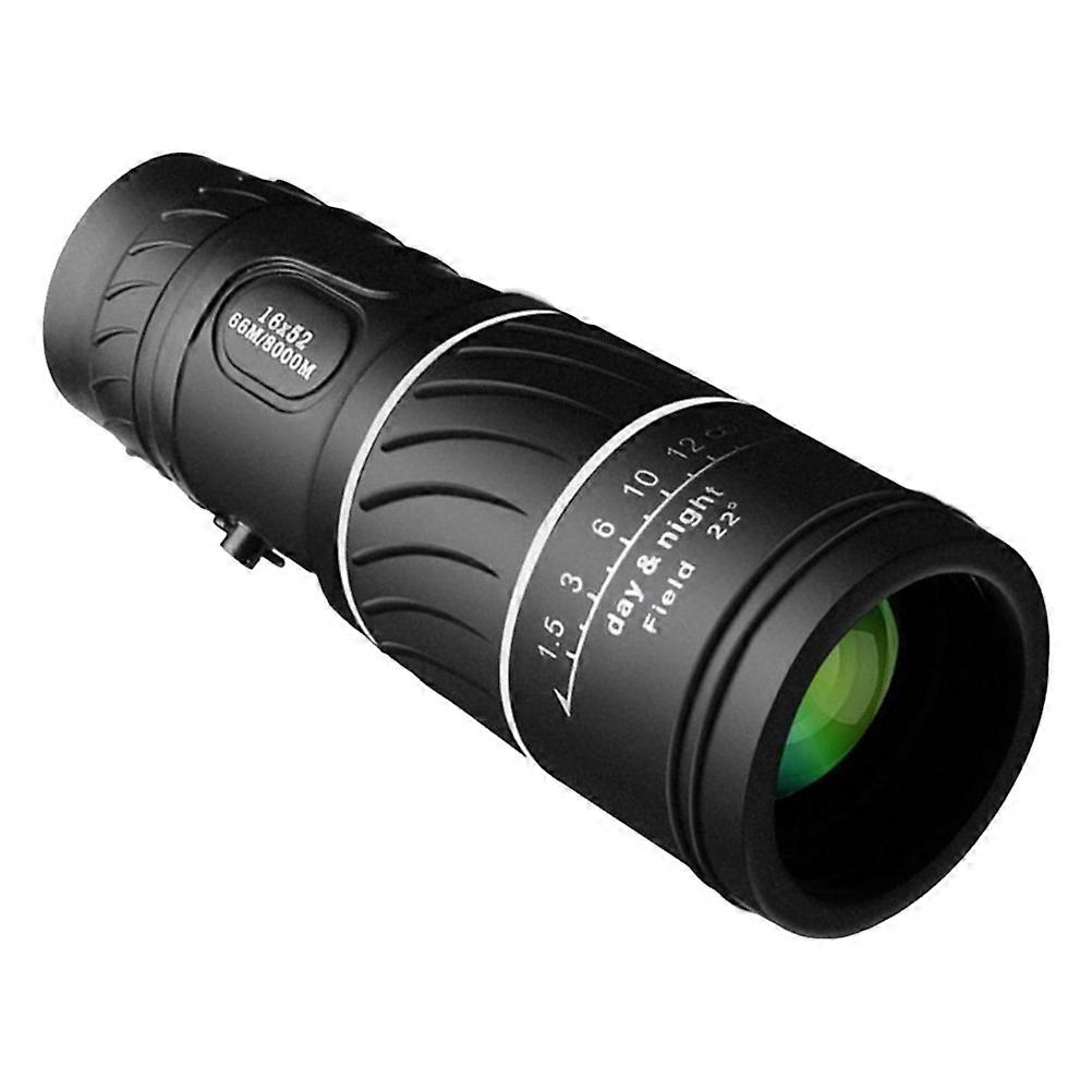 Single-tube Night Vision Monocular Telescope 16X52 For Hunting Black 1 Set