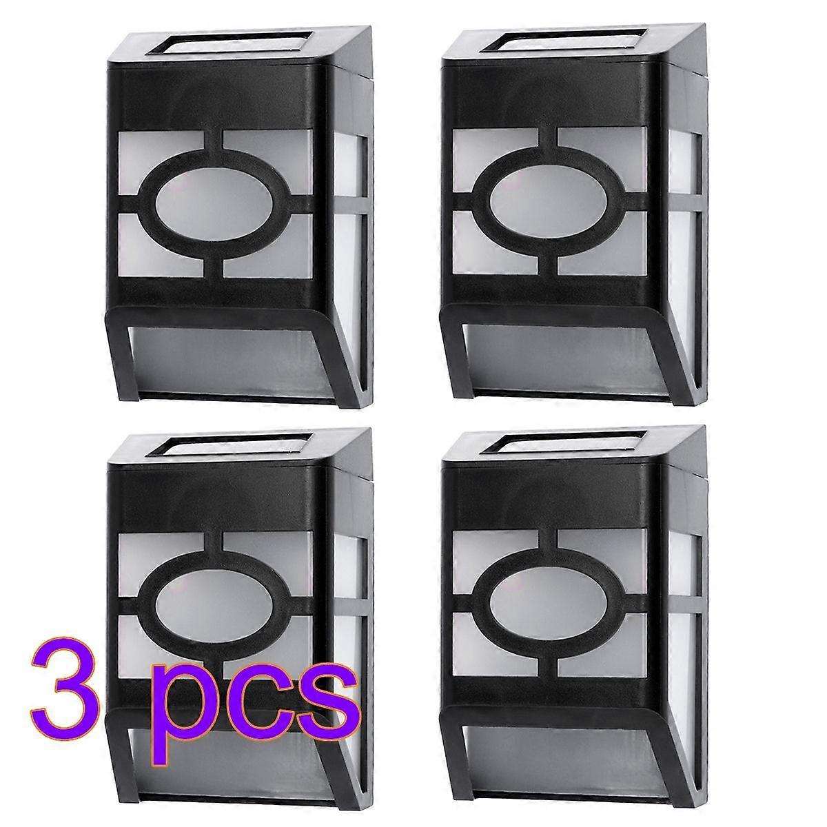 Lampe solaire murale d'extérieur, 12 LED étanches