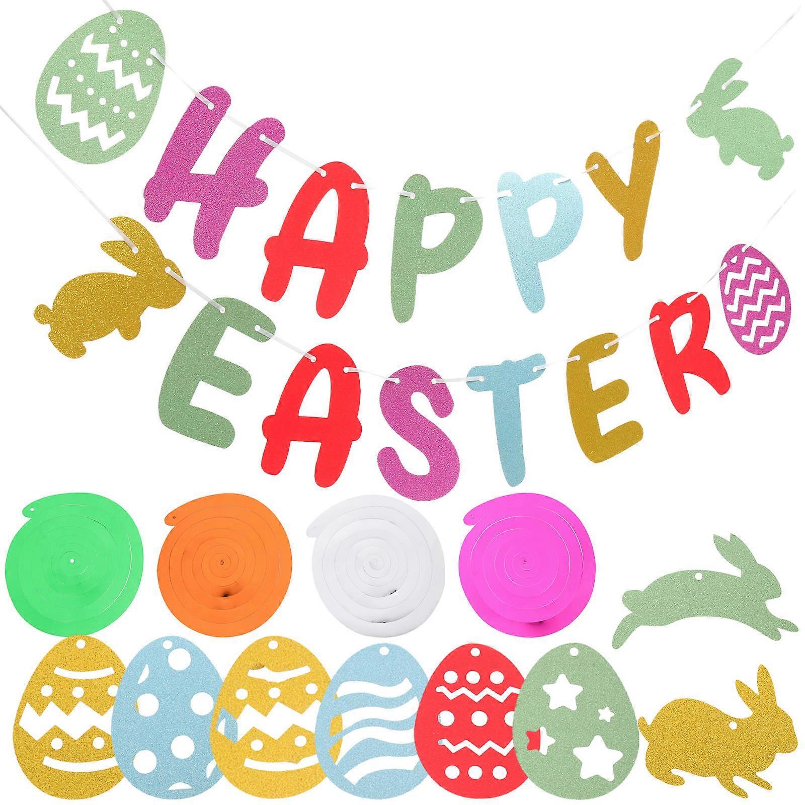 Easter Decoration Banner for Party Use Including 5Sets
