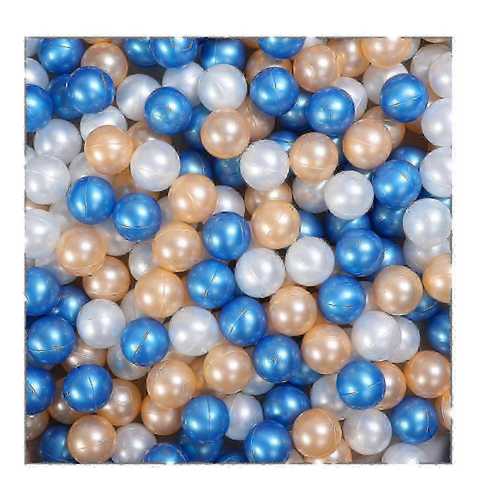 100pcs Ball Pit Balls Thickened Odor-free High Elastic Safe Bite-resistant Entertainment Pe Material Macaron Color Pit Balls Kids Gift