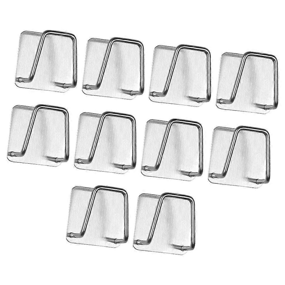 Kitchen Sponge Rack Stainless Steel Sink Storage Rack 10Pcs