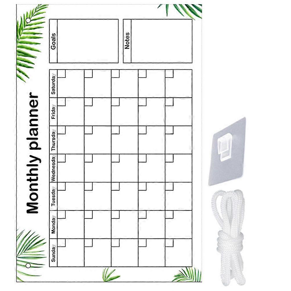 Clear Handwritten Boards Writing Message Board Office Use Simple Design Acrylic Material 1Set