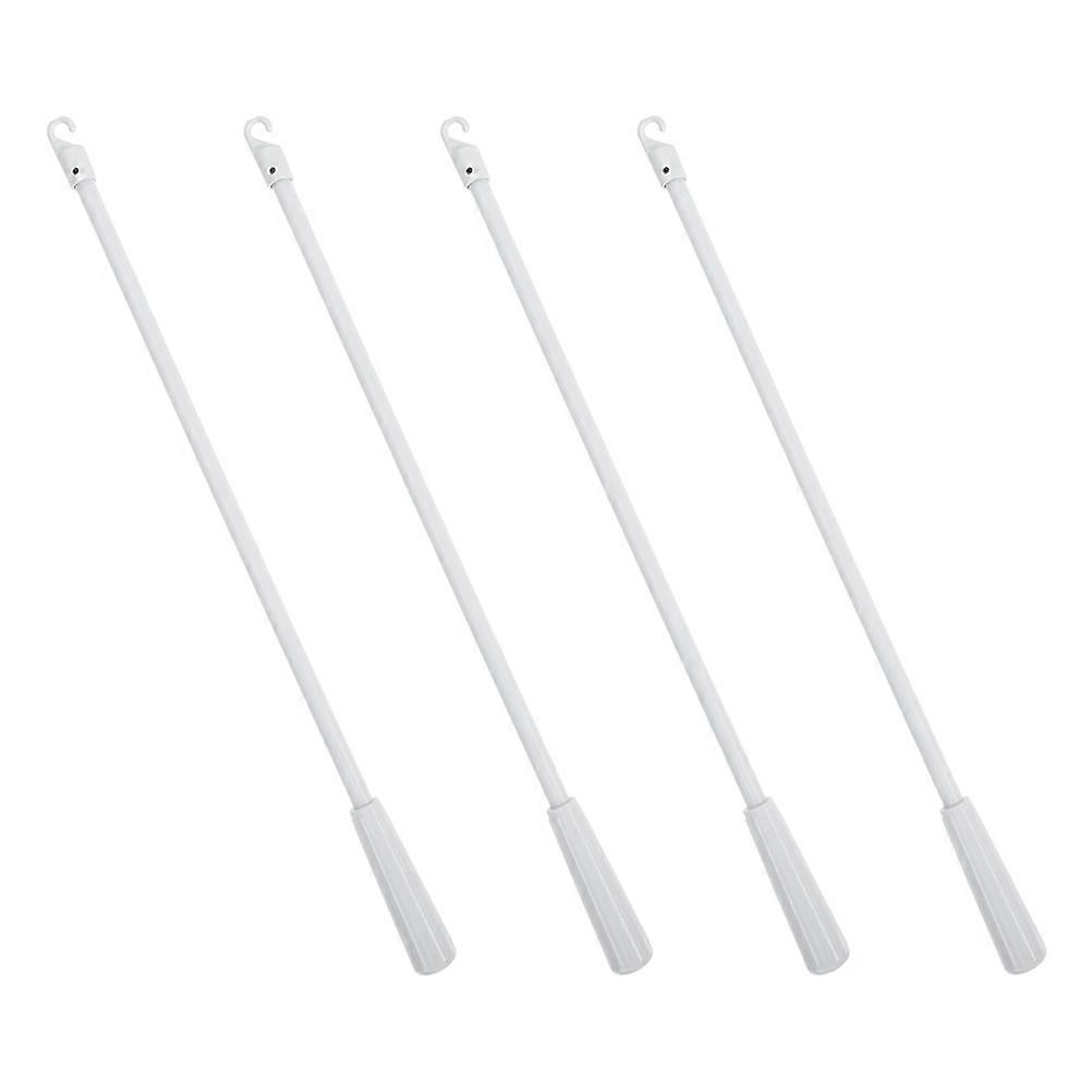 White Creative Blind Wand for Curtain Operation 8Pcs Set