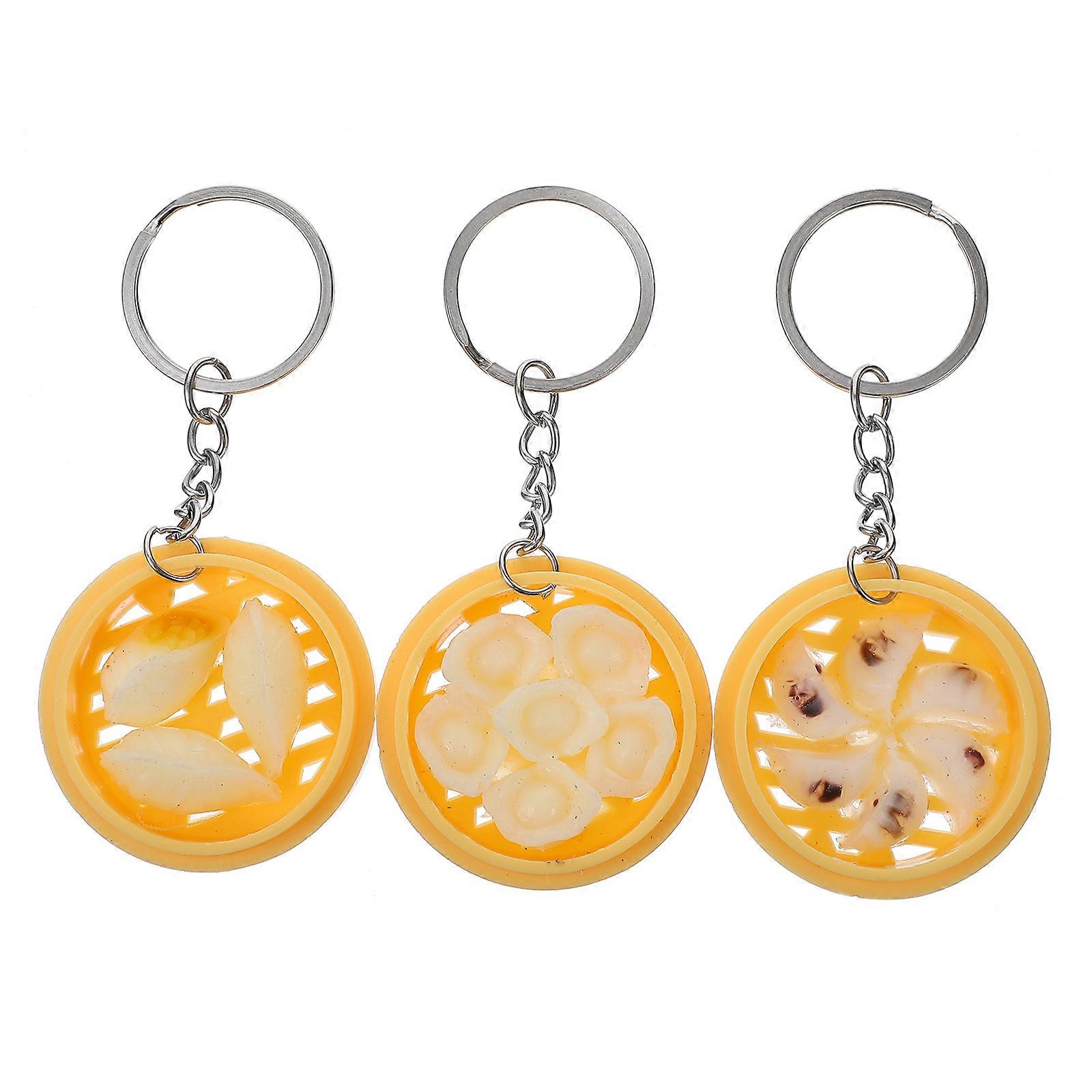 Lovely Key Rings Bag Pendants for Portable Use 9Pcs Assorted Color