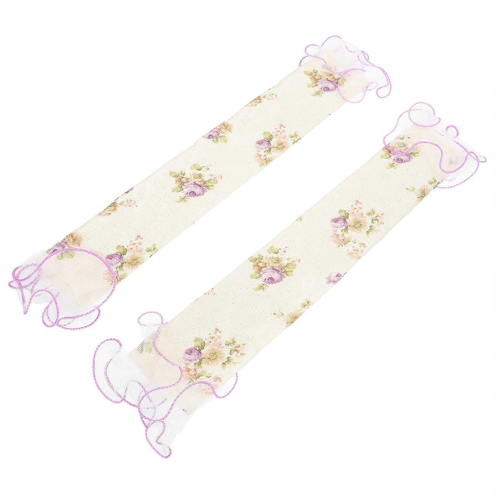 Door Handle Cover Lace Protector for Fridge Appliances 2Pcs