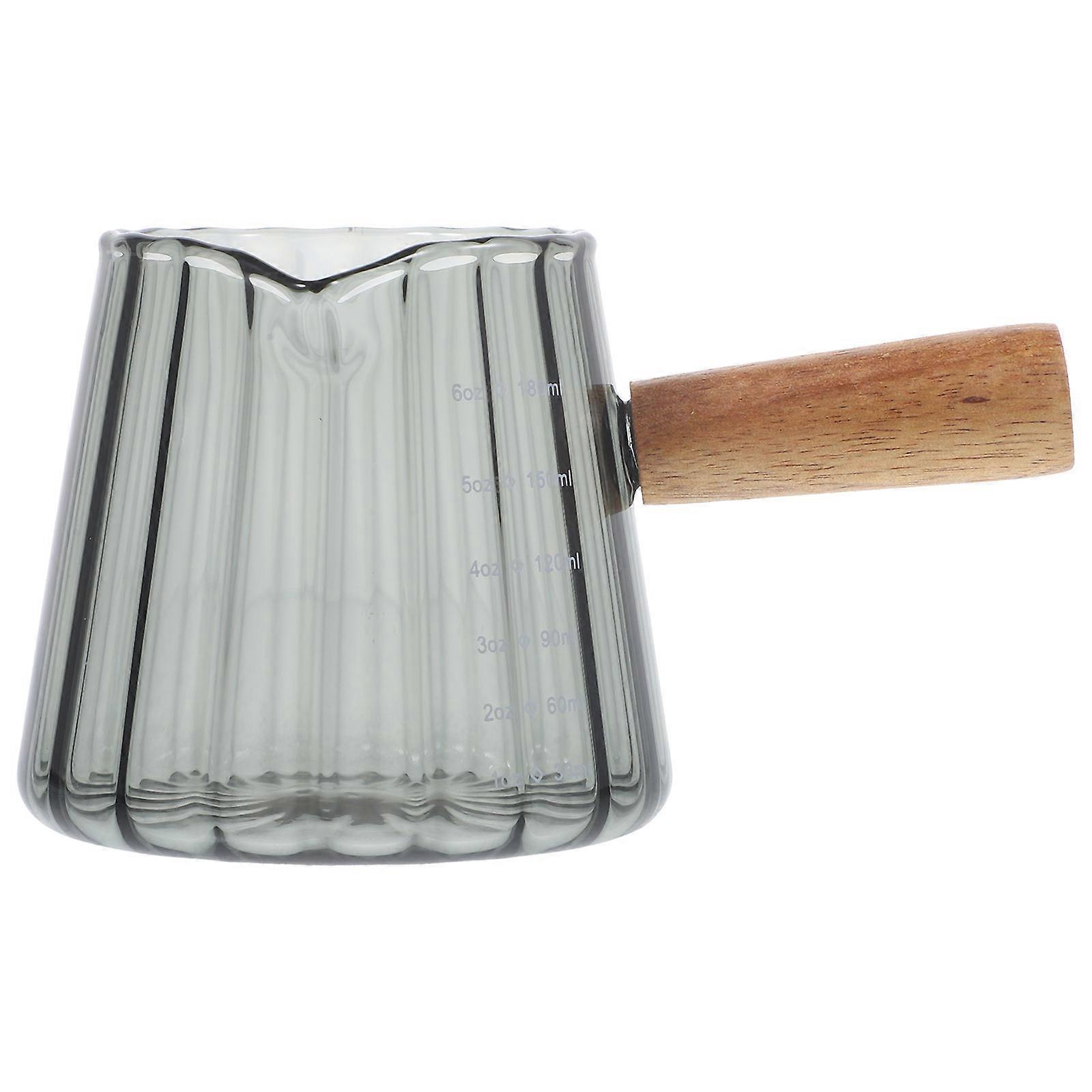 Handheld Milk Pitcher Measuring Cup 180Ml With Beak And Handle Design For Home Cooking Baking Coffee Necessities 2Pcs