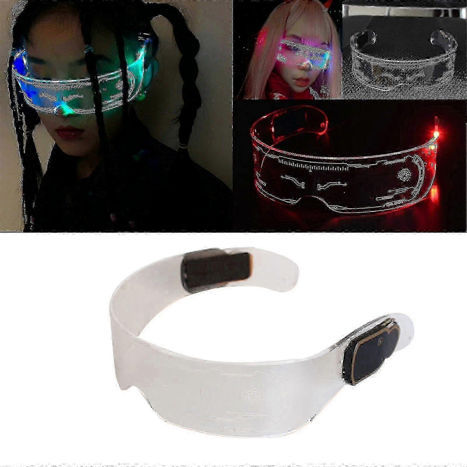 Luminous Led Sunglasses Punk Goggles Cyber