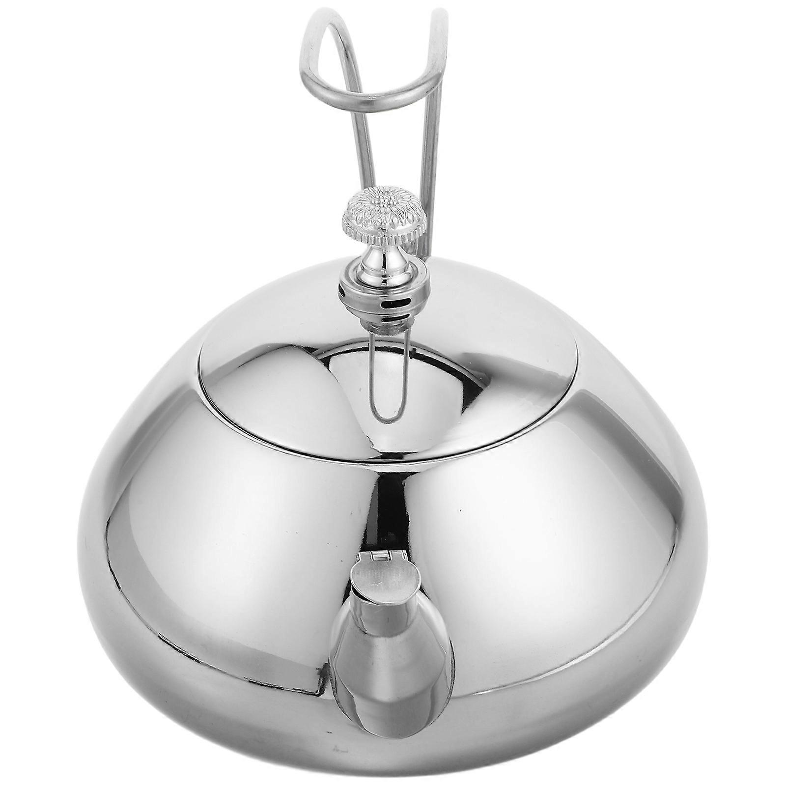 Bouilloire à thé en acier inoxydable 3 pièces pour usage domestique avec poignée ergonomique