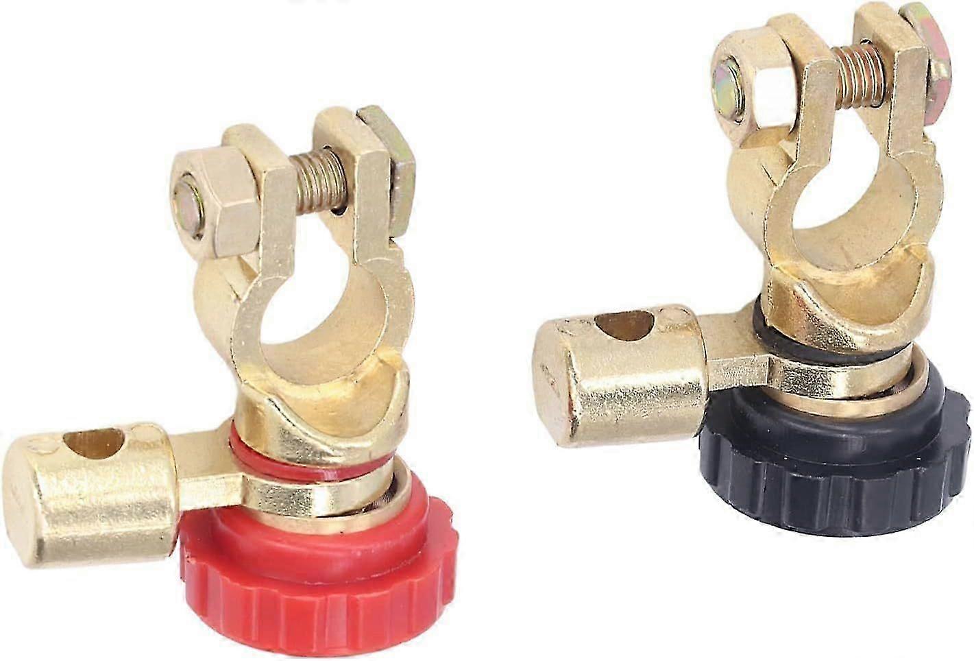 2pcs Battery Terminal Link Switch Anticreep Rustproof Power Isolator Auto Battery Terminal