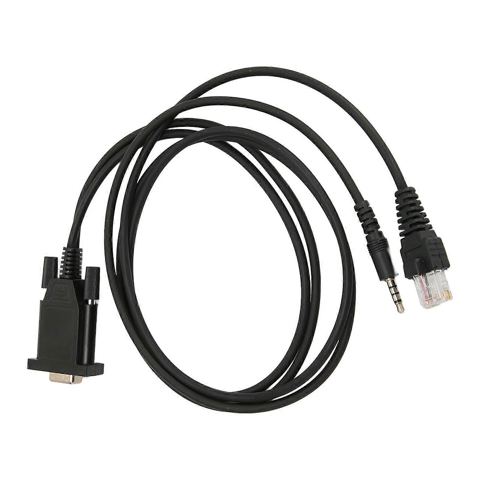 Walkie Talkie Programming Cable 8 Pin 2 in 1 Programming Cable for Yaesu VX2200 5R 160 180 for FT 2500 FTH 2008 FTH 1011