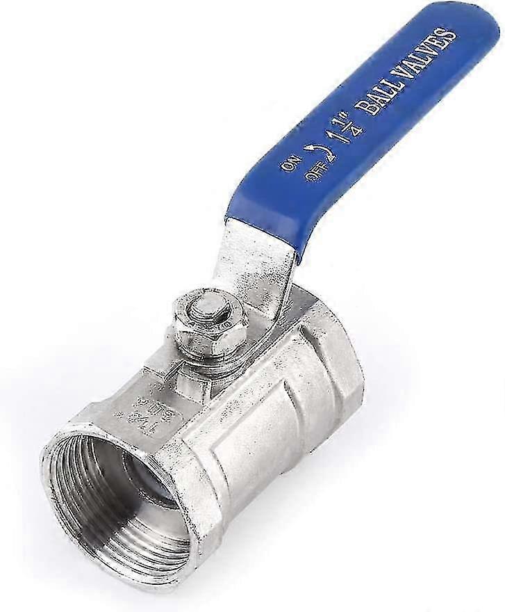 Ball Valve, SS 304 BSP Female with Lever Handle, Reduced Port DN32 (1-1/4")
