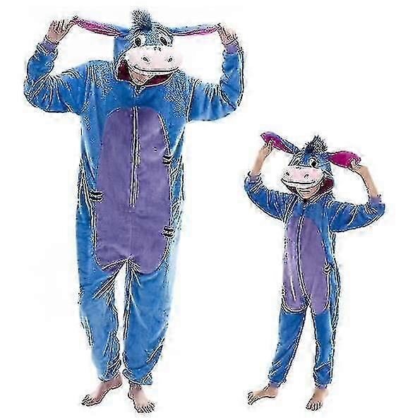 Halloween Jul Nattkläder Jumpsuit Onesies Plysch Cosplay Pyjamas