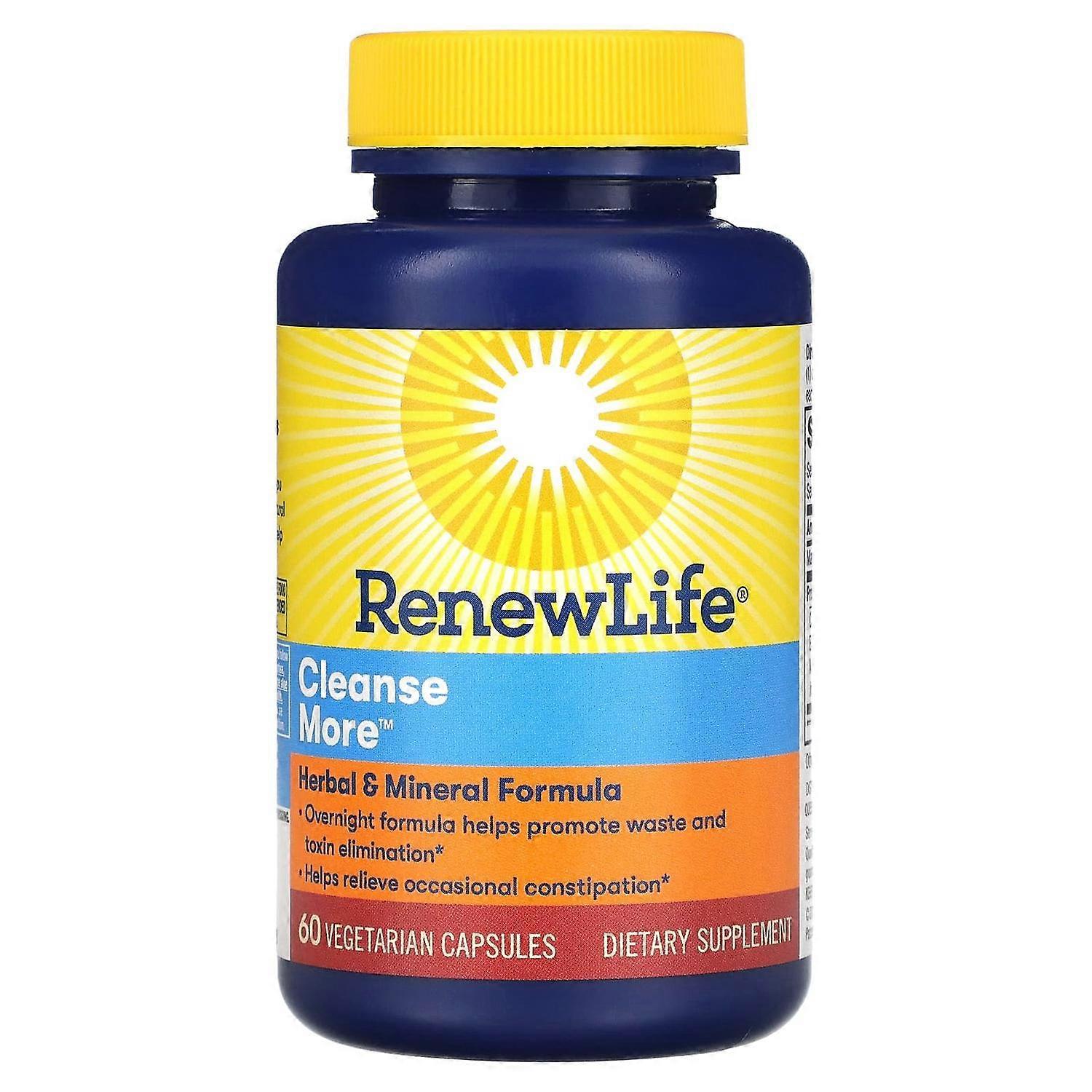 Renew Life, Cleanse More, 60 Vegetarian Capsules