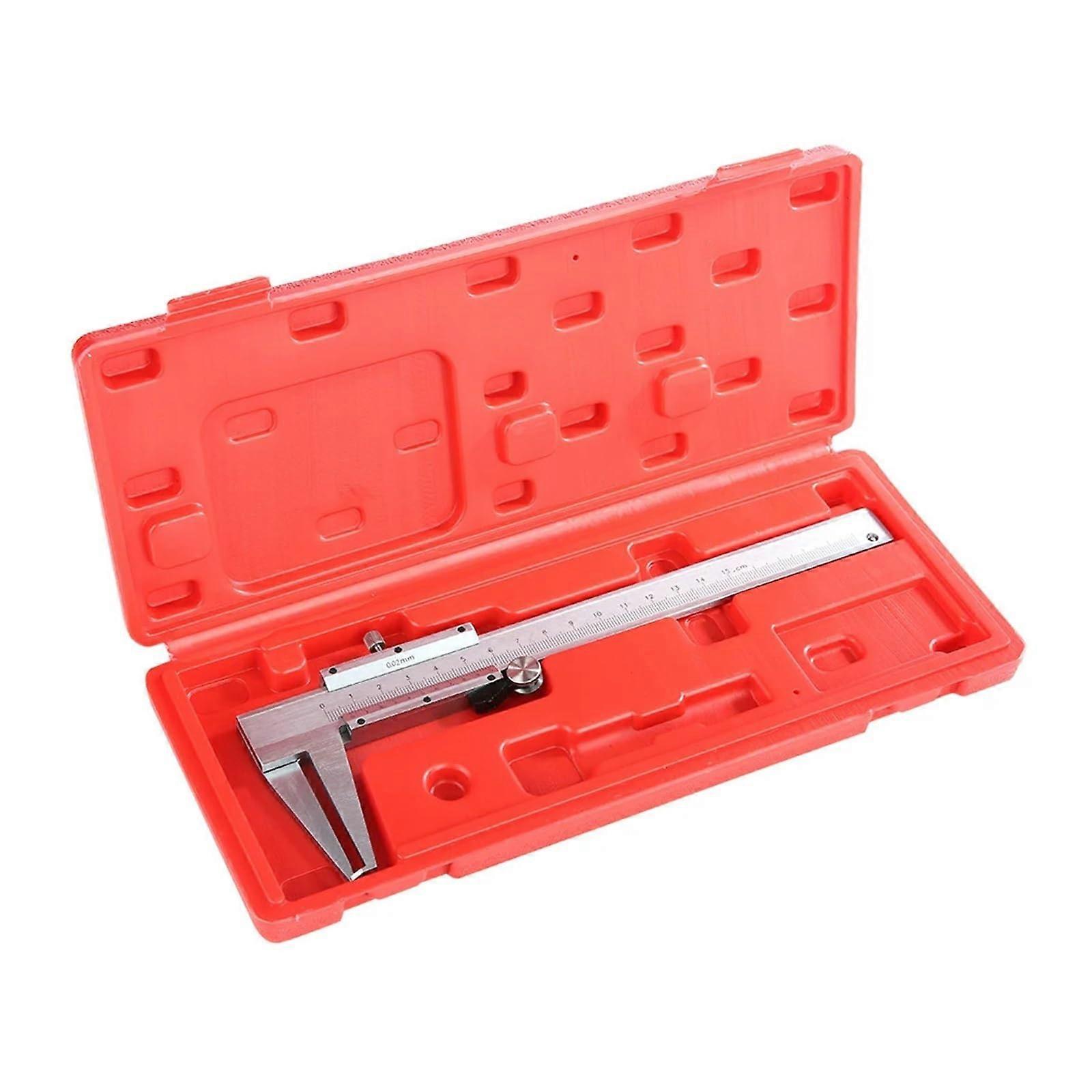 Vernier Caliper Ruler 0-150mm Portable Steel Measuring Tool for Precision Inside Measurement