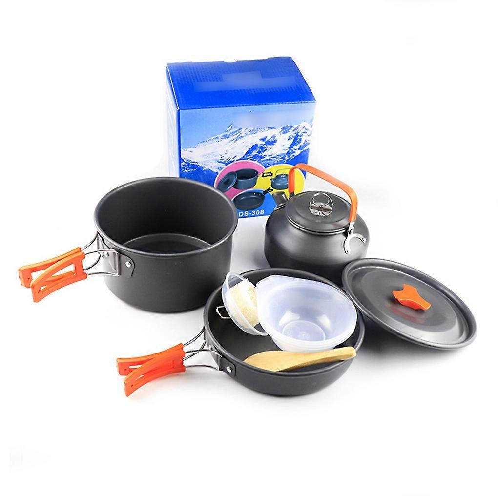 Camping Cookware Kit Kitchen Tableware Cooking Kitchenware Accessories