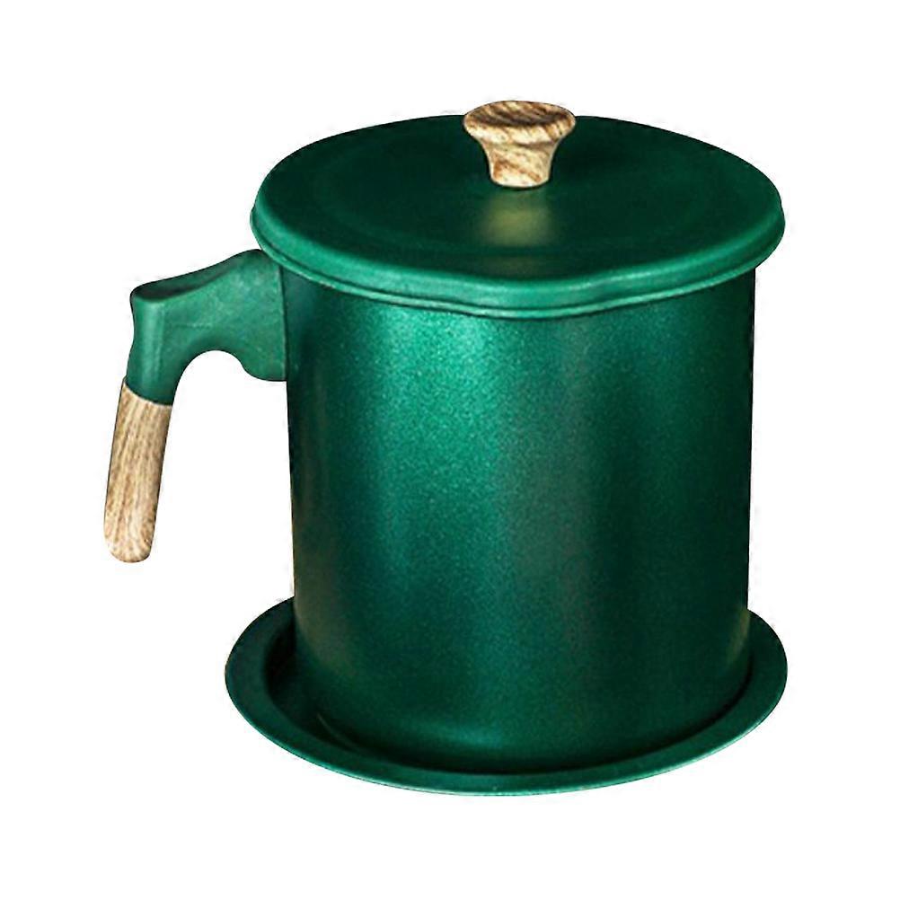 Japanese Style Oil Storage Holders 2Pcs Rectangular Oil Filtration Containers Perfect For Roasting 7.27X5.31In With Precision Filter