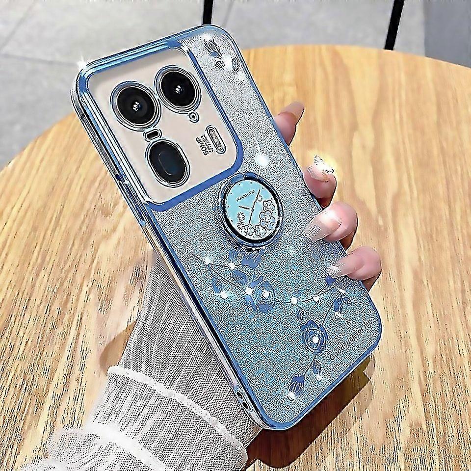 For Gradient Glitter Immortal Flower Ring Allinclusive Phone Easy To Clean And Maintain