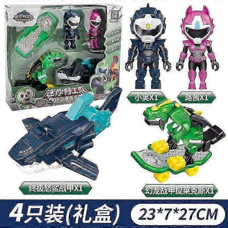Mini Force Agent Scooter Transformation Super Dinosaur Power Toys Action Figures Miniforce X Deformation Mecha Robot Kids Gifts