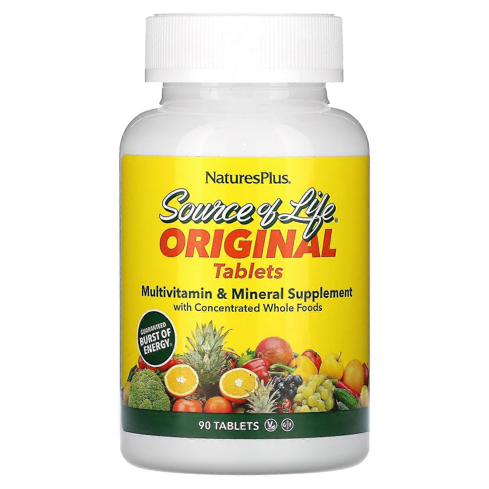 Source of Life Original, Multi-Vitamin & Mineral Supplement, 90 Tablets