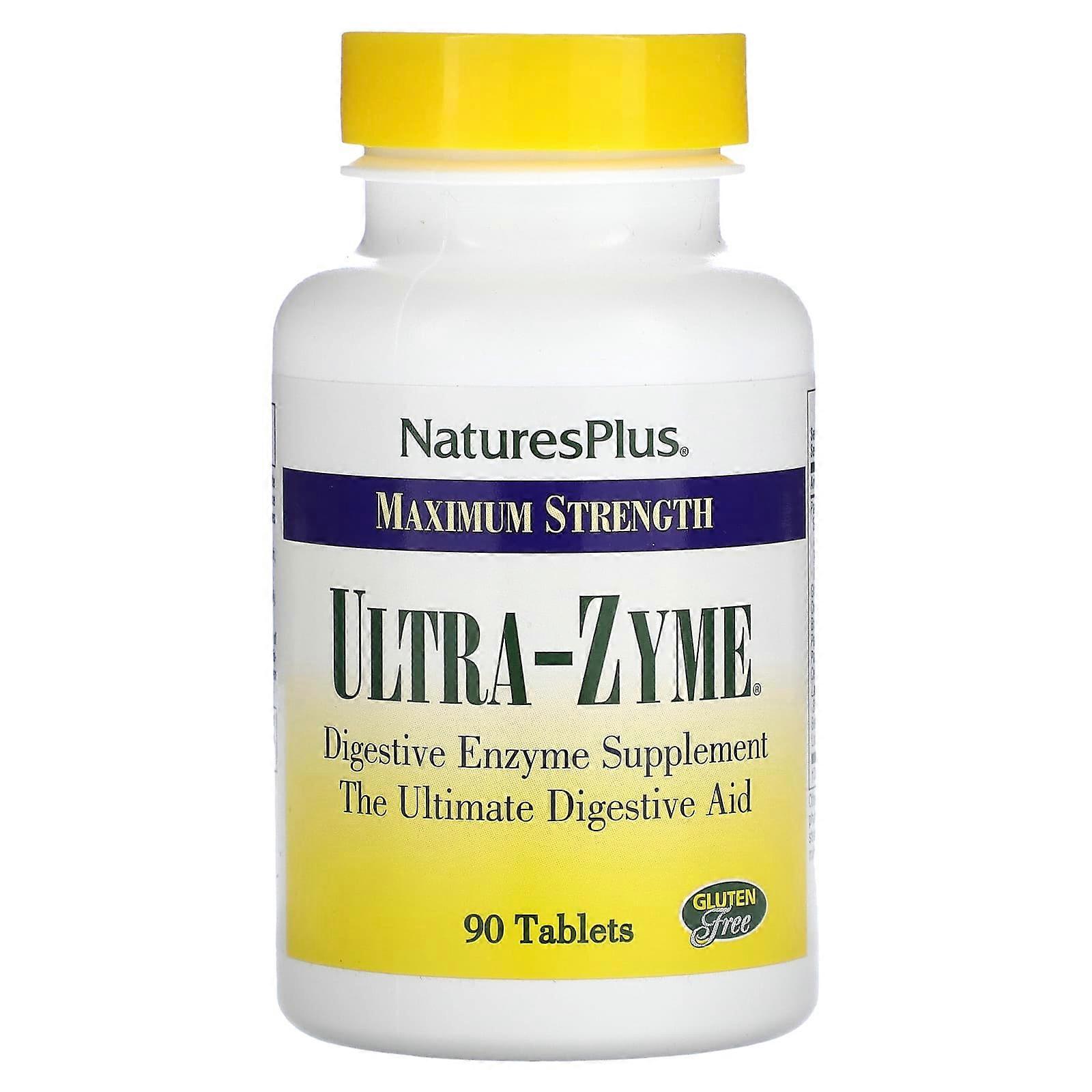 Maximum Strength, Ultra-Zyme, 90 Tablets