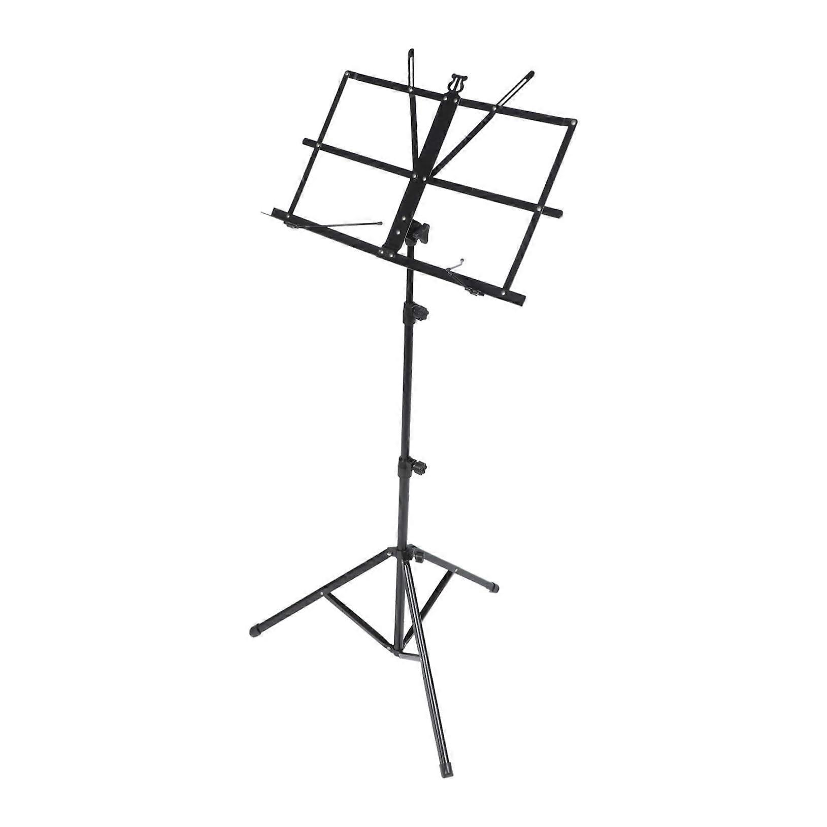 Floor Book Reading Stand Folding Design Portable Music Score Stand For Home Shelf