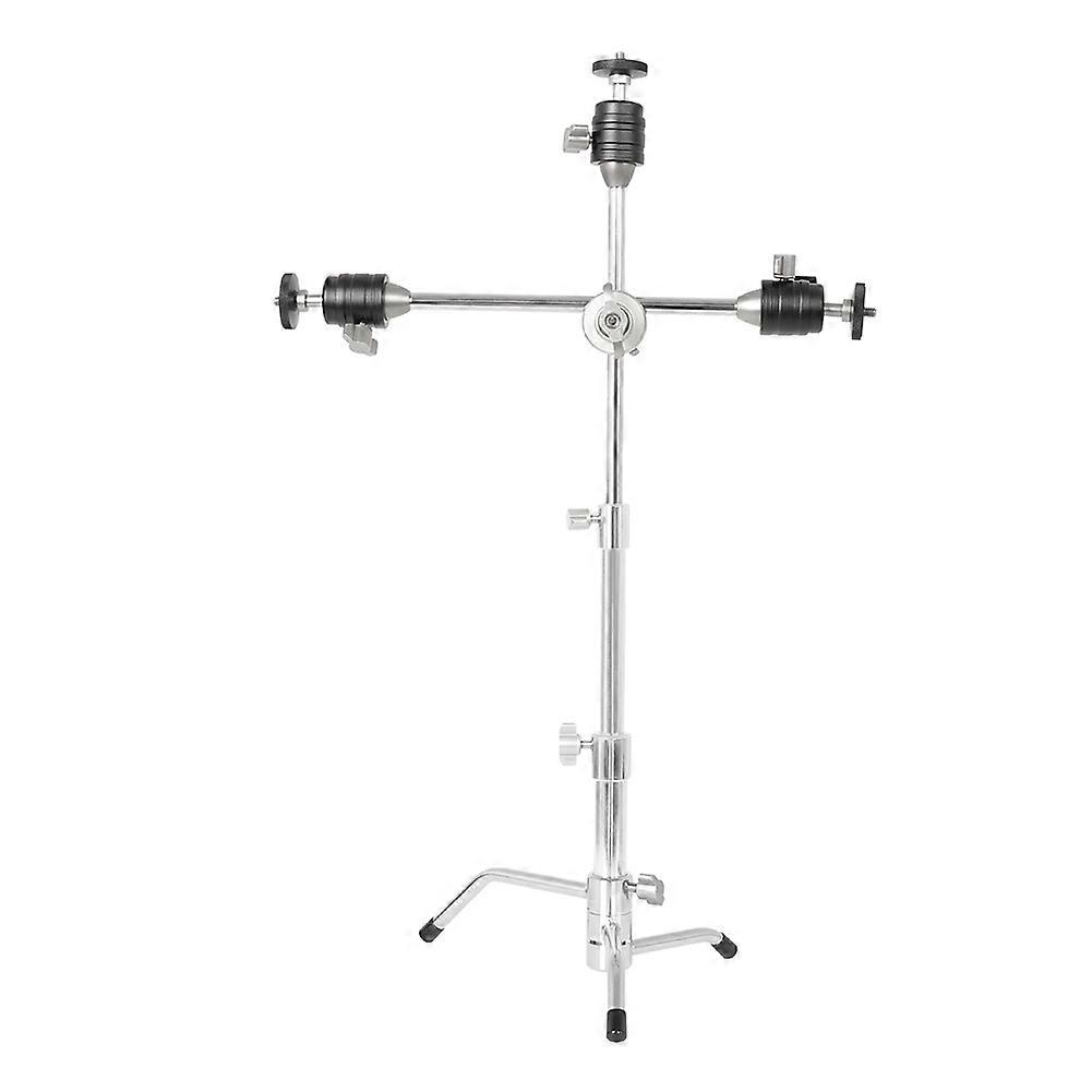 5 Inch Adjustable MiniC-Stand Tripod Multi-Functional Universal Lamp Stand for Live Broadcast Light