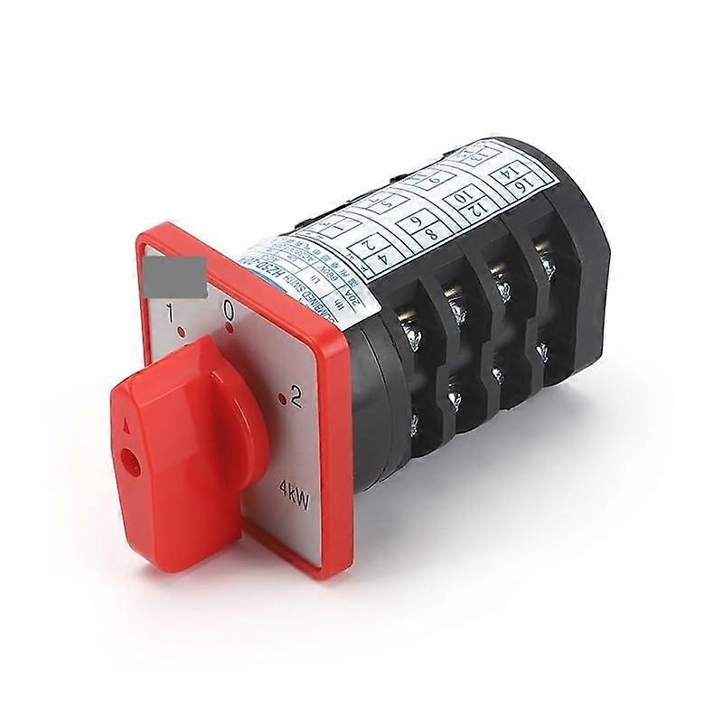 20A 4KW TwoSpeed Electronic Starter And Starting Combination Cam Rotary Switch 3Position 4Pole 16Screw