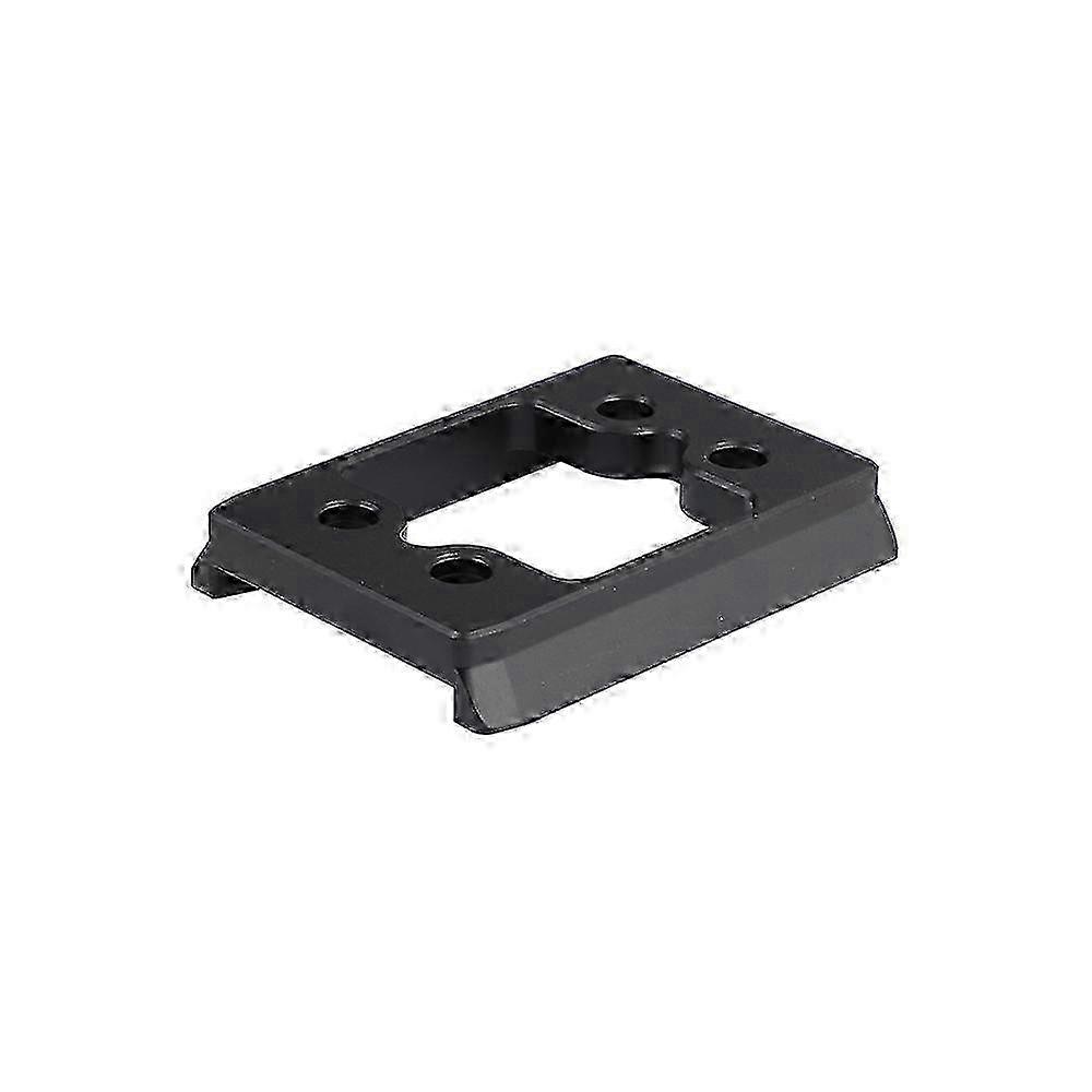 Lanxri Base Plate Adapter: Manfrotto Style Quick Release, DSLR Camera Cage Rig Compatibility 25-26s, with 1/4" Mounting Points