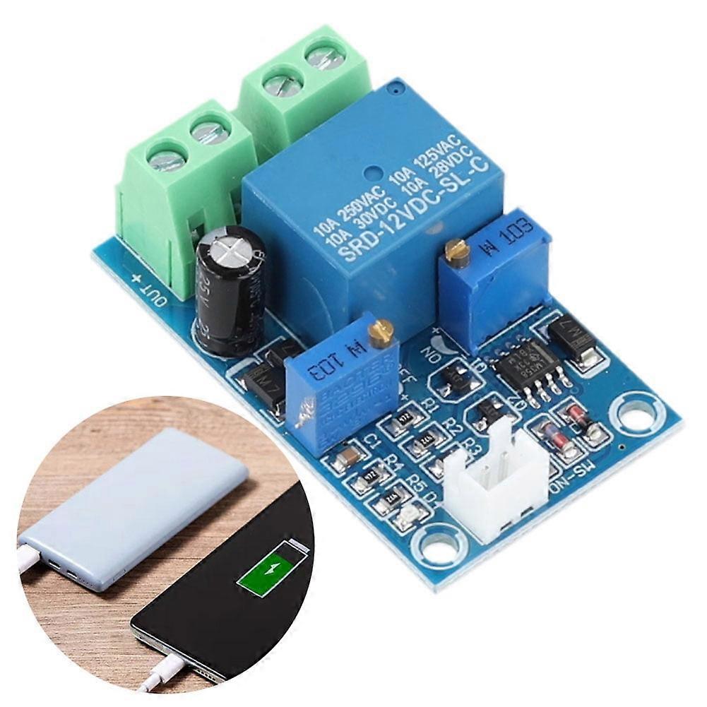 jixopn 12V Battery Undervoltage Cut Off Controller, Auto Switch Recovery, Over-Discharge Protection Board Mini Compatible with Portable Electronics