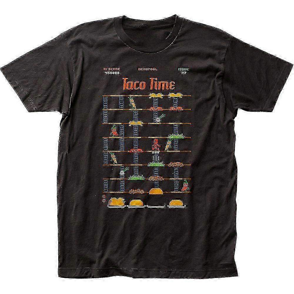 Taco Time Deadpool T-paita Retro Designs