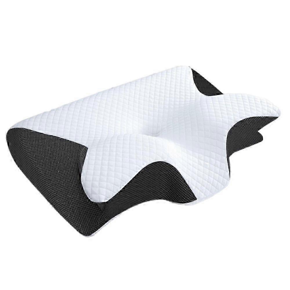 2 in 1 Ergonomic Memory Foam pillow Help Sleep,Protect The Neck Cervical Orthopedic Travel Neck Pillow For Sleeping For Home