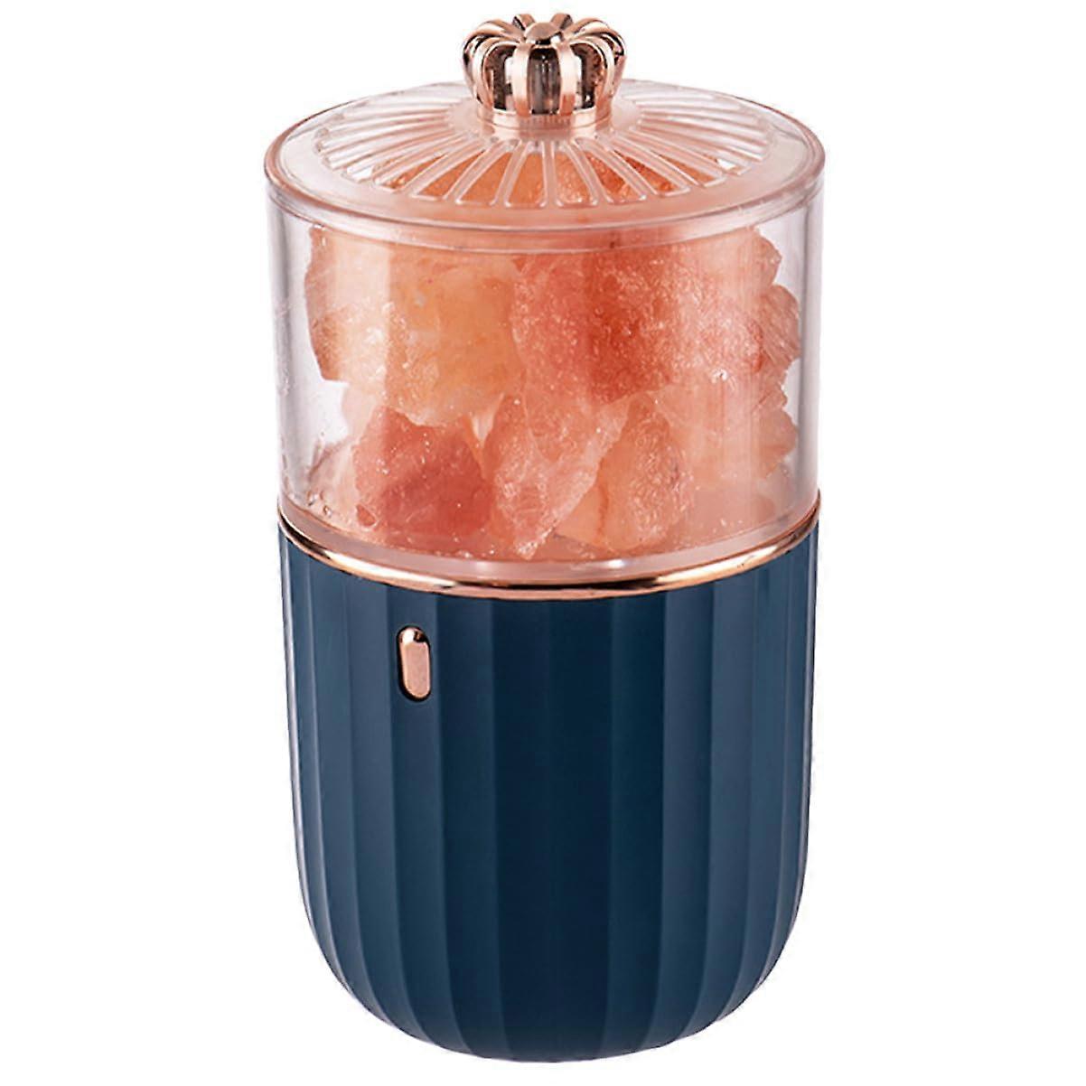 Crystal Salt Night Light Aroma Diffuser Color Changing Ambient Lamp For Bedroom And Office Compact Design