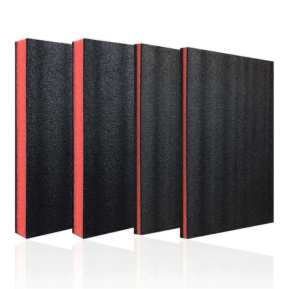 Tool Box Foam 4Pcs 18X12X2Inch & 18X12 X 1Inch,Shadow Foam Inserts for Cases,Polyethylene Storage Sheets for Toolbox