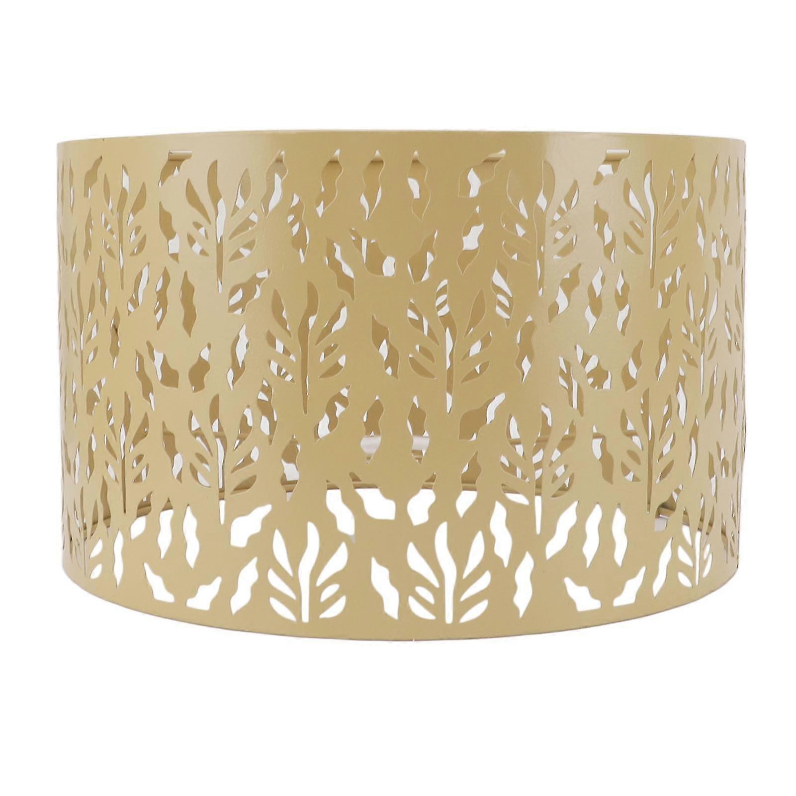 Metal Lamp Shades Hollow Carved Lampshade Modern Style Hollow Lampshade Compatible with E27 E14