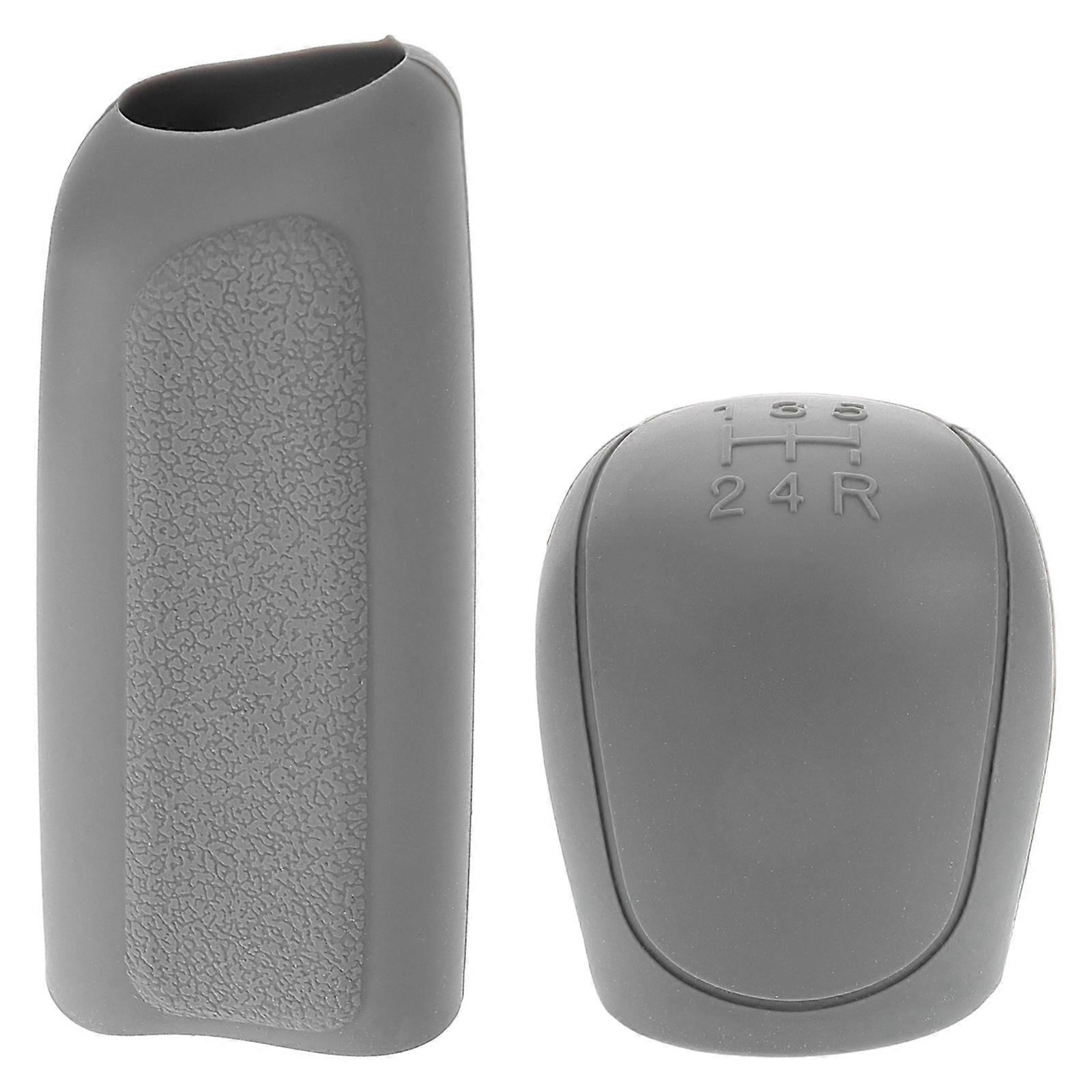 Car Gear Shift Cover Silicone Universal Set for Manual and Automatic 2Pcs
