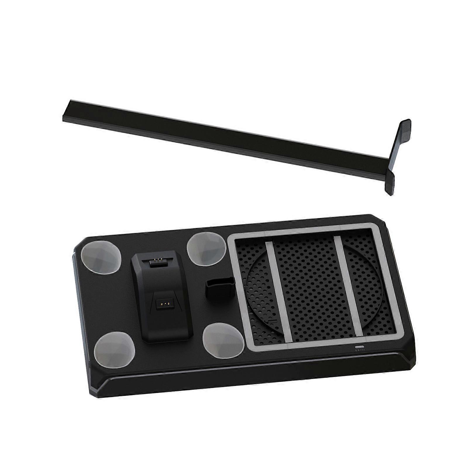 Cooling Stand for Game Machine with Cooling Fan Double Controller Charger with LED Indicator Multicolor