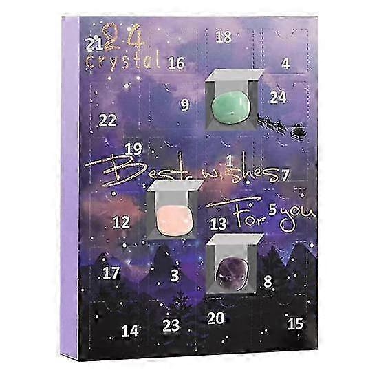 Rock Collection Advent Calendar for Christmas 24 Day Countdown