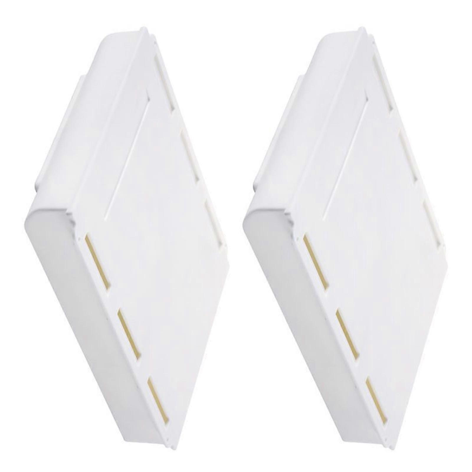 Invisible Under Desk Drawer Unit With Heavy Duty Glues For Quick Installation And Flexible Placement  White Extra large 