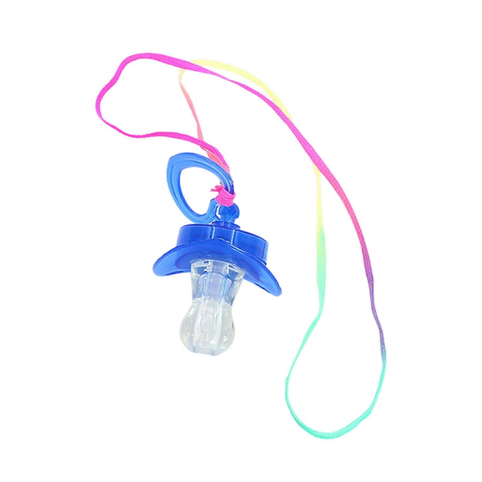 Random Color LED Pacifiers Whistle Toy Enhances Visibility for Evening Event And Friend Gathering Party Decoration Multicolor