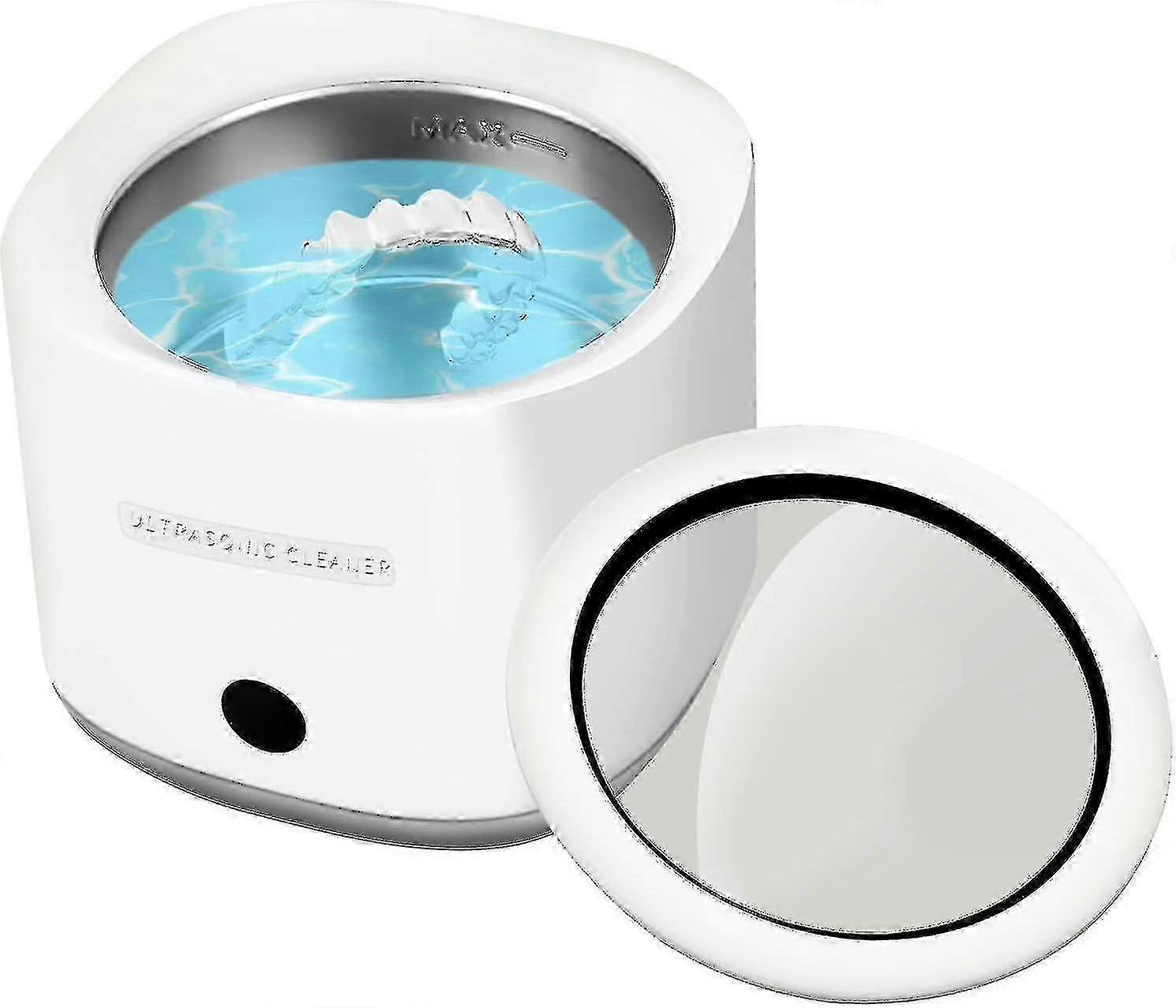 25-26 Ultrasonic Cleaner For Dentures, Retainer, Mouth Guard, Aligner, Whitening Trays, Professional Ultra