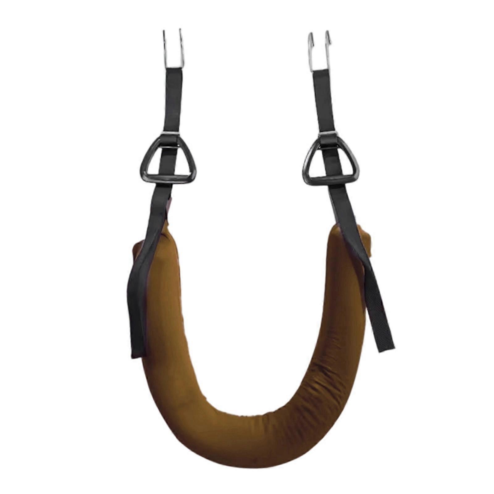 Portable Lumbar Stretcher Device Back Traction Belt For Lower Back Pains Relief Adjustable Support For Sitting Standing  3