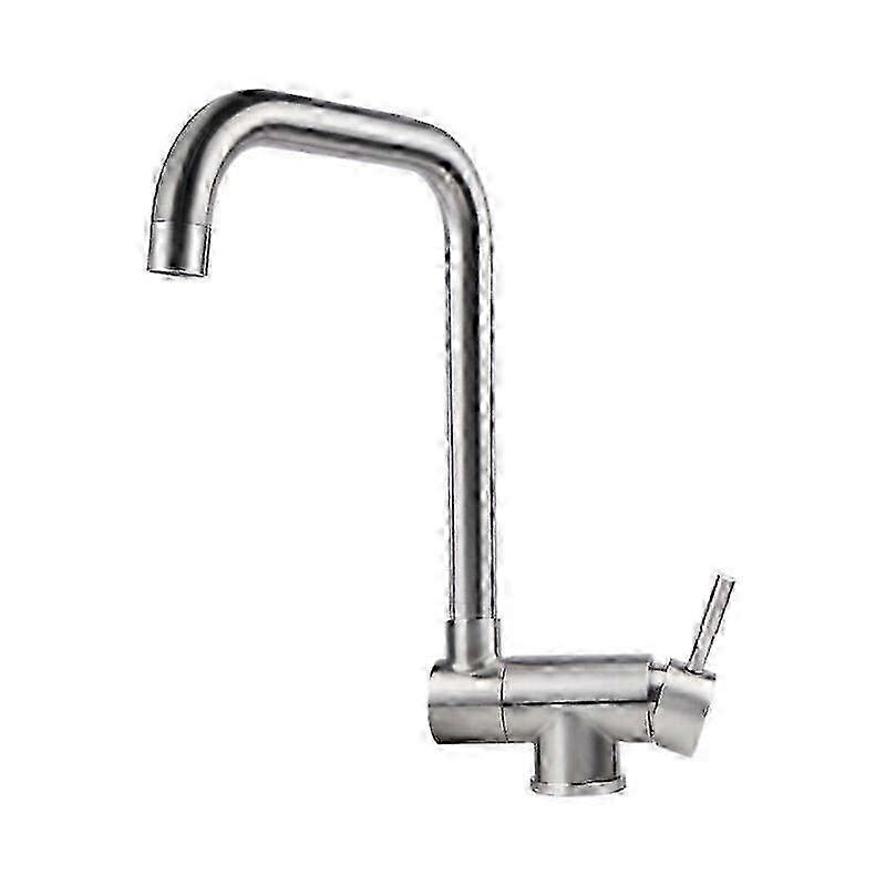 Pull Down Kitchen Faucet, Stainless Steel Foldable Sink Mixer in Front of Window, 360 Swivel Sink Faucet Brushed z
