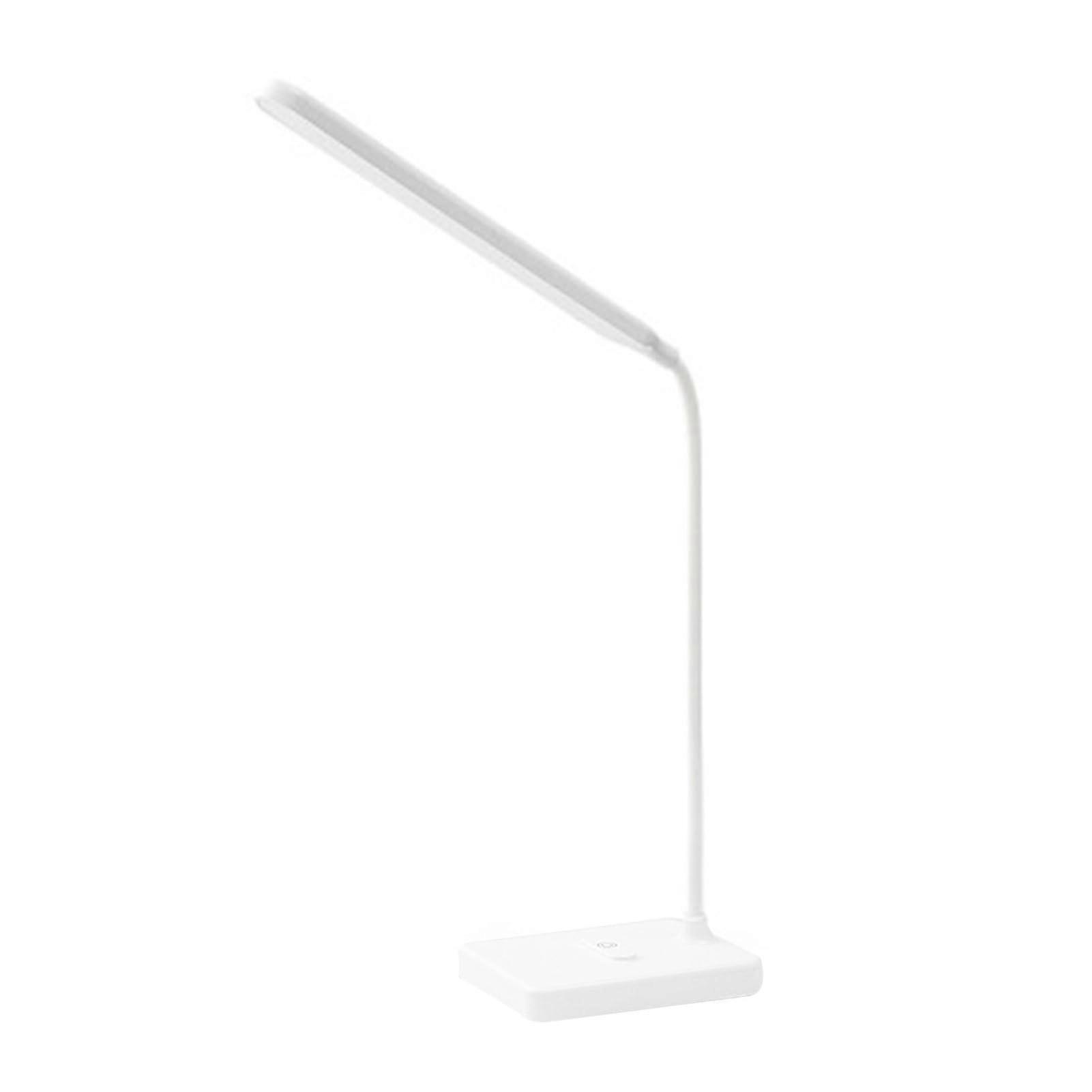 LED Desk Lamp EyeFriendly Folding Reading Light, TouchControl Adjustable Angle Table Lamp, DualUse: Charging or PlugIn