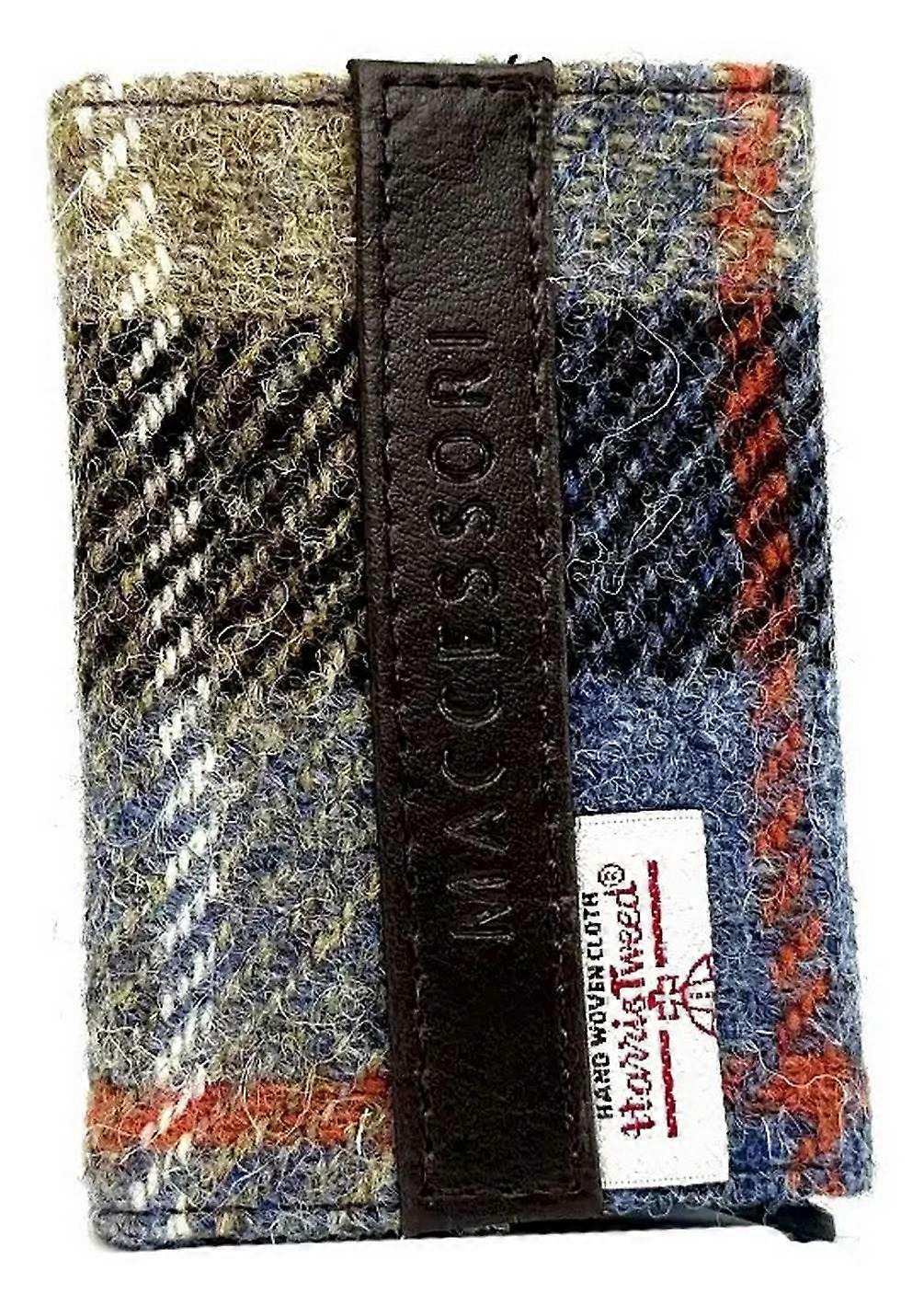 Maccessori Harris Tweed Pop Up Card Holder - Brown/Grey