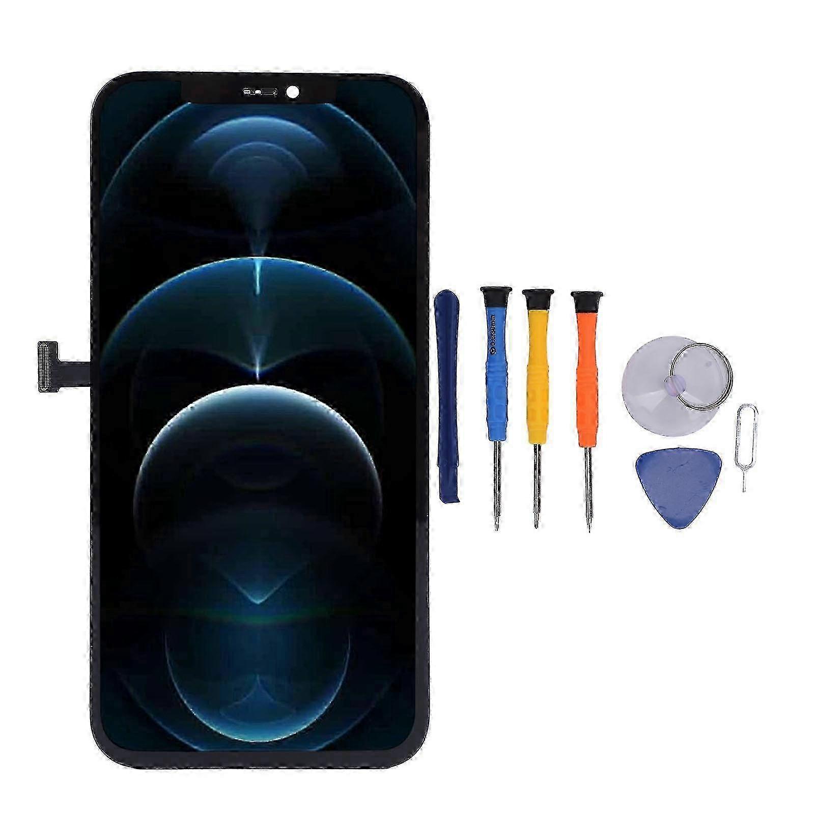 Phone Screen 6.7in Touch Display Digitizer Assembly with Repair Tools for A2342 A2410 A2412 A2411