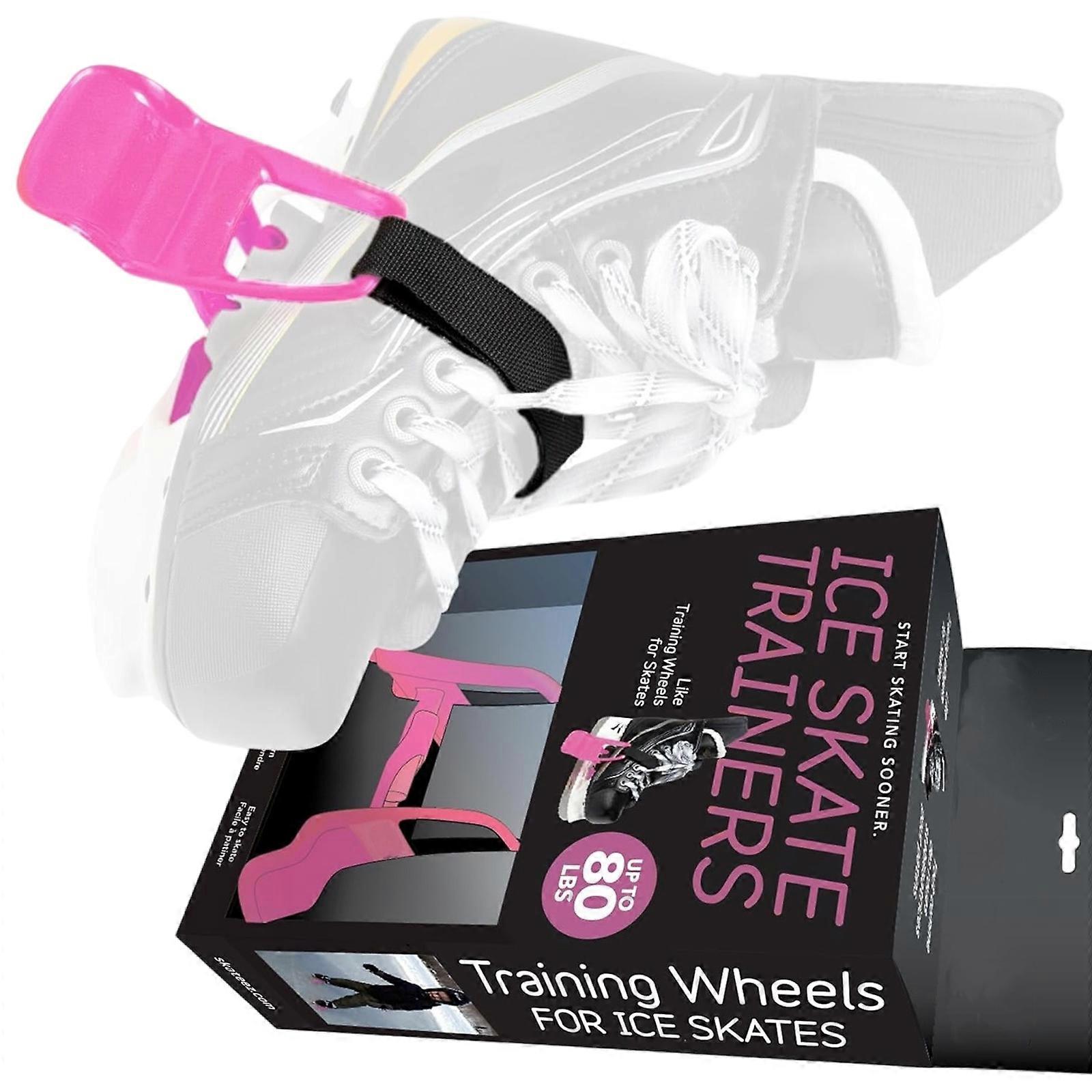 Plastic Skating Trainer Toddler Ice Skates Trainer Adjustable Skating Training Tool for Beginner Junior Skaters Training Multicolor