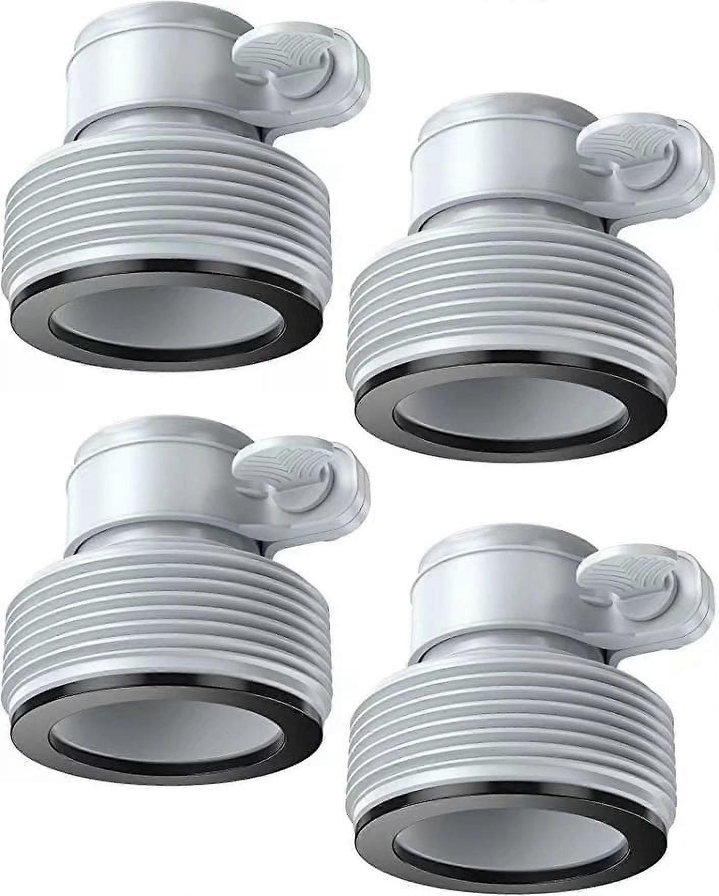 Adapter B for Pool, 1.25" to 1.5" Type B Hose Adapters for Pumps & Saltwater System (4)