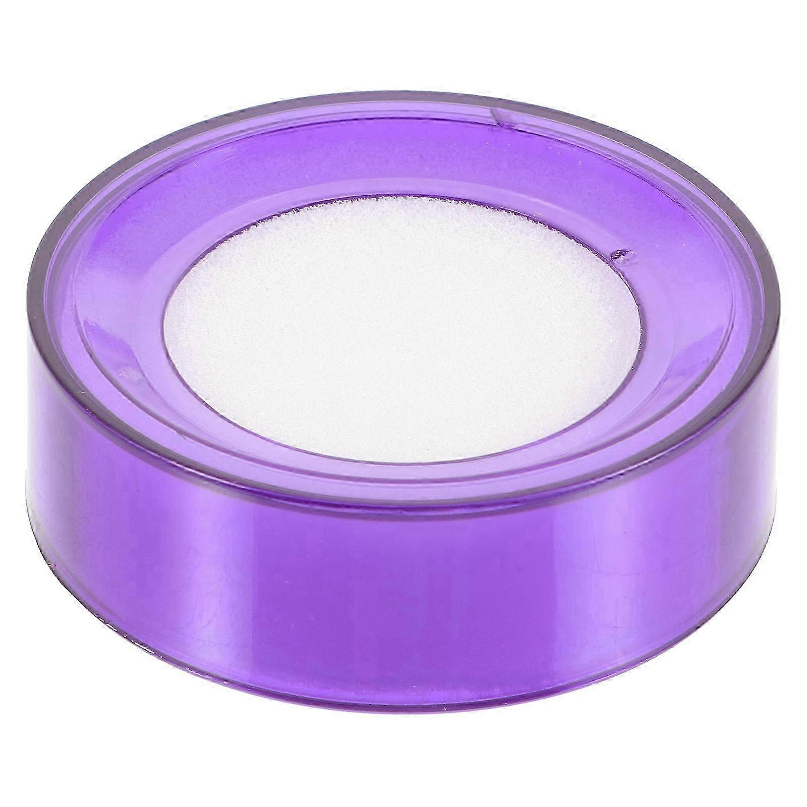 6Pcs Sponge Cup Wet Hand Fingertip Moistener Sponge Finger Wetted Tool for Counting Cash (Random Color)