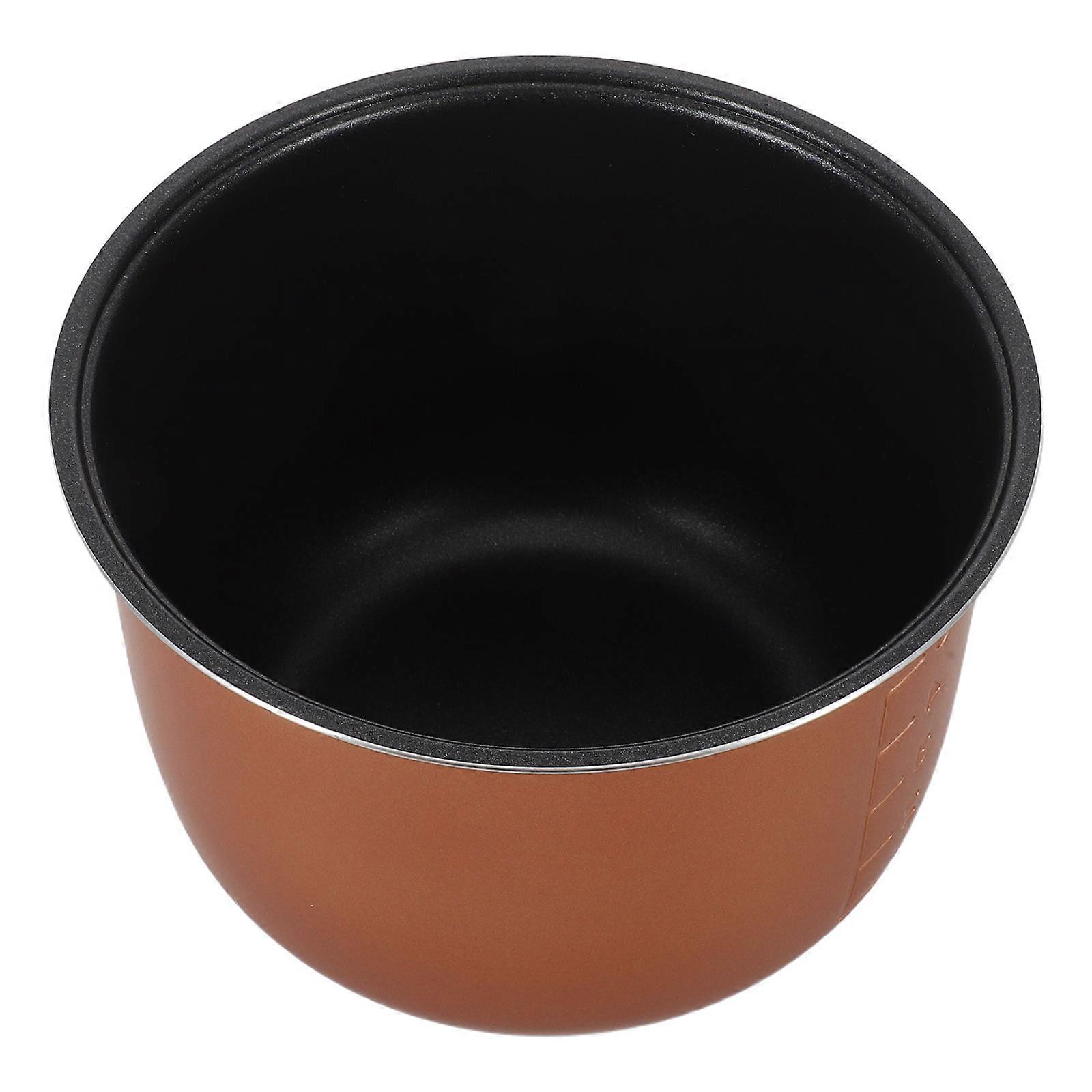 Multi Color Rice Cooker Inner Pot Replacement with Heat Resistant Coating 1.6 L